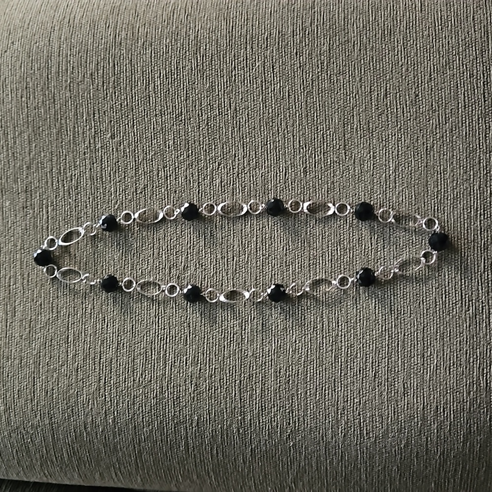 Cookie Lee Black & Silver Necklace